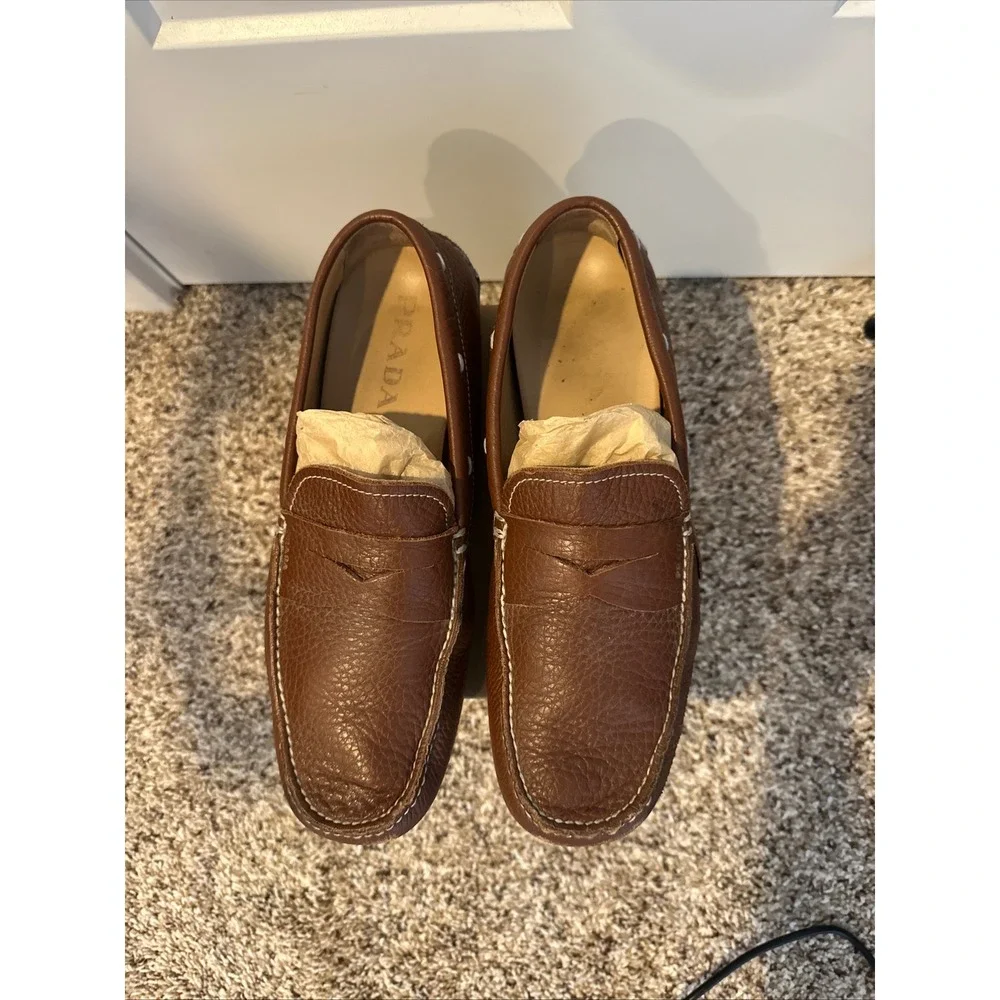 Prada driving loafers
